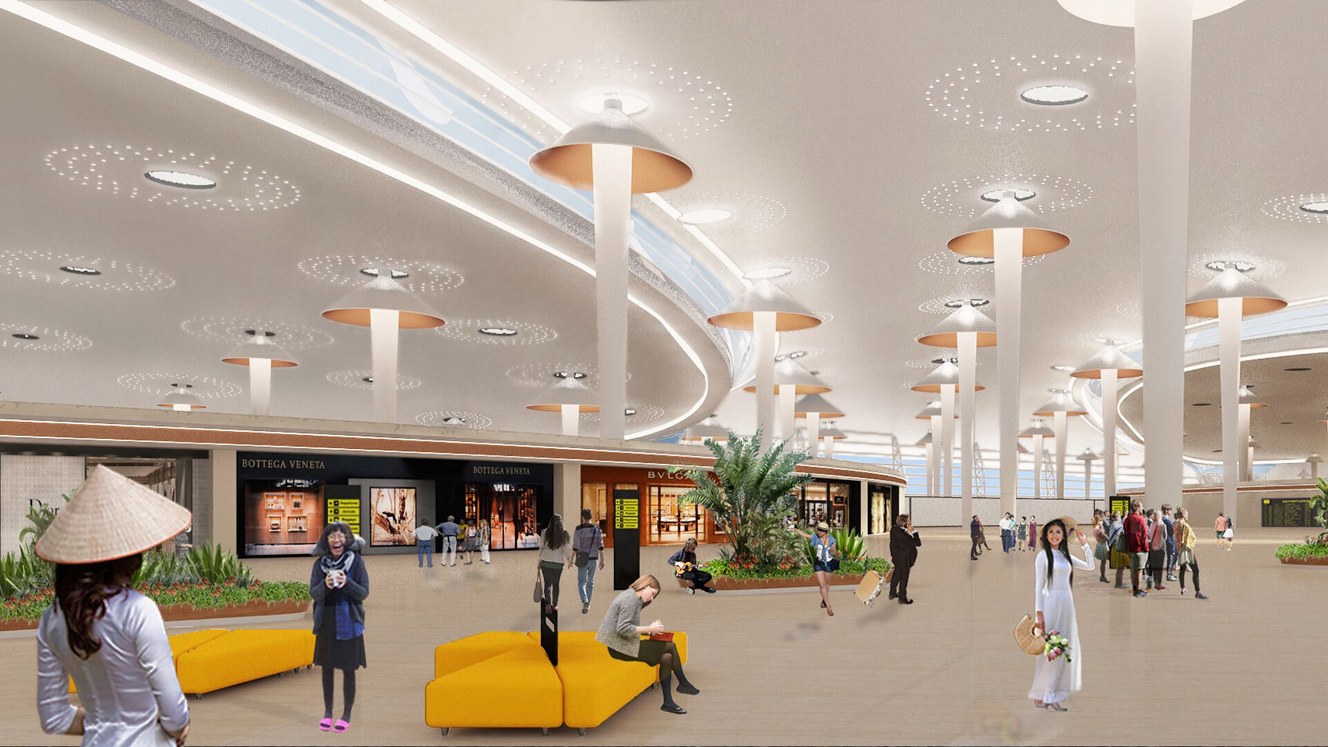 Long Thanh International Airport Interior